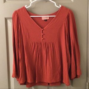 Flowy top with button detail